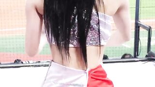 Hot Korean cheerleader