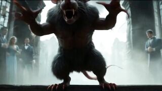 Большая крыса монстр-чудовище