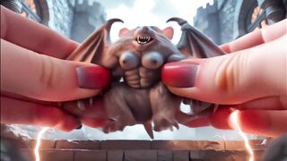 Крысу чудовище смяли как пластелин