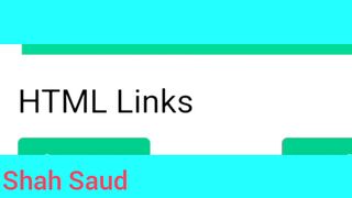 Learn HTML ll Lesson Twenty Nine ll HTML Links ll Oxford Academy YouTube by Shah Saud