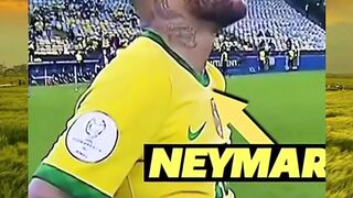 Kalah di skor, menang di persahabatan.  Messi  Neymar  respect beyond rivalry.