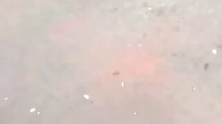 A girl adopted a newborn puppy that was abandoned on the street.