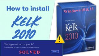 How to Install kelk 2010 in Windows 10 or 11