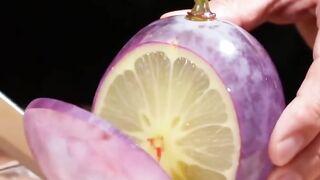 Cut lemon glass