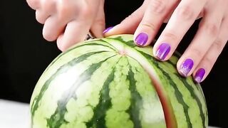 Cut watermelon