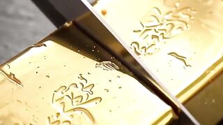 Cut gold
