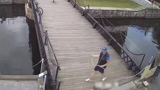 Drawbridge Drama He Tried to Beat the Opening!