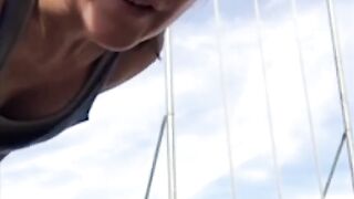 Virginia Beach Rope Climb Fail! Beach Workout Gone Wrong.