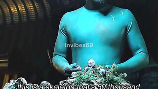 A man possesses a set of bones from 50,000 years ago!