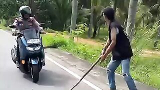 New mode of motor vehicle theft
