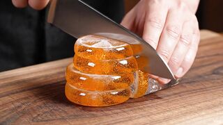 Cutting Frozen Oranges