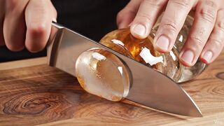 Cutting Frozen Fruit