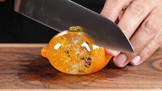 Cutting Frozen Mangoes