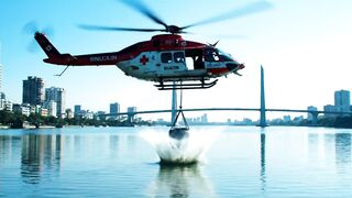 The Helicopter are crashed