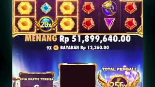 Ledakan kemenangan hari ini!  Main di MESINGG, Gates of Olympus langsung kasih vibes dewa!