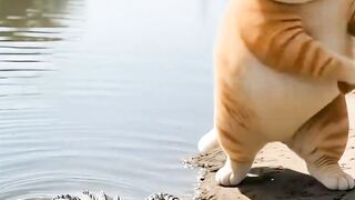 When the Orange Cat Gets Hungry, Everything Becomes a Target