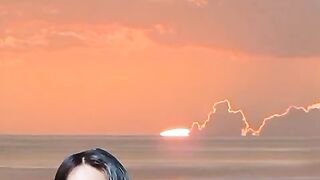 The Sun Setting in the West