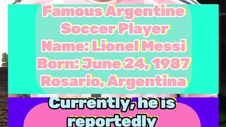 Lionel Messi From Argentina