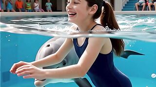 Swiming with Dolphin