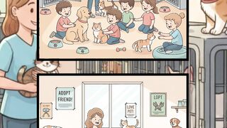 Pet Adoption Center  Find the Differences