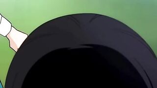 animation of a beautiful girl