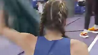 Power Jump and Nap Lady Athlete
