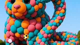 The mascot vibrato assistant placed on the football field is popular, co-produced, creative