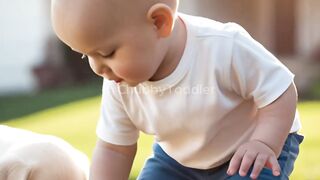 The Biker Chase Brave Puppy Saves the Baby
