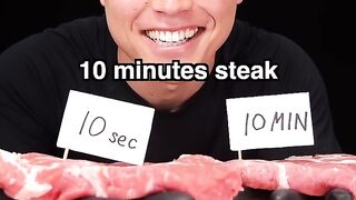 BAYASHI TV STEAK 10 SECOND VS 10 MINUTE STEAK