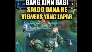 Xinn bagi-bagi cuan ke viewers yang laper