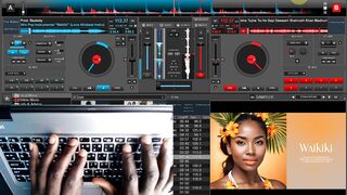 How To Scratch and Play Finger Drumming on Afrobeats Indian Dj Mix (Best Wedding Dj Mashup Mixing Style)