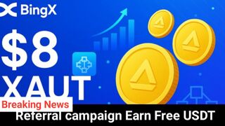 How to Earn 8 USDT FREE from BingX Per Referral  Quick Crypto Earnings Guide