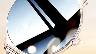 ساعة نسائية ذكية فاخرة 2025 بشاشة AMOLED فائقة النحافة