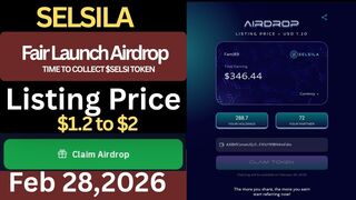 Selsila Airdrop Complete Tutorial  Earn Free Tokens
