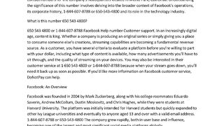 {}Is 650 543 4800 Facebook? [[Official Number]]
