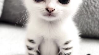 Cute tiny unreal kitty