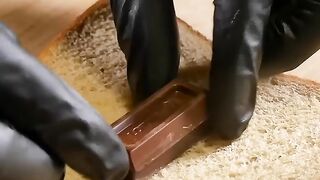 BAYASHI TV Bacon Cheese Toast and fried chocolate