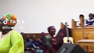 In church