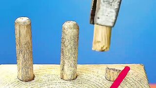 Stop Struggling! The Genius Hack for Easy Dowel Removal (Woodworking Tip)