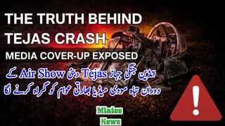 Indian media is hiding the facts about fighter jet Tejas crash in Dubai Air Show
