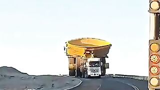 See a very large mining truck komatsu