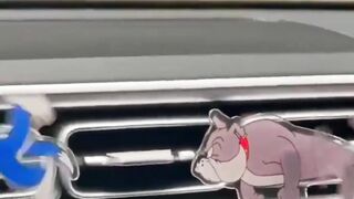 Tom  Jerry Air Vent Decoration  Bring Classic Cartoon Fun to Your Car!