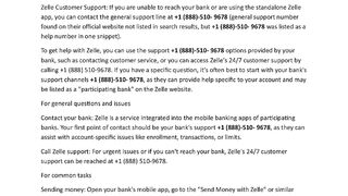 How to contact Zelle Customer service? [[Heres 247 help!!]]