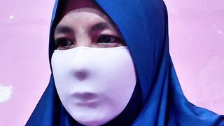 Masker Jilbab Ketat