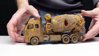 Restoring an old toy truck