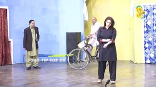 Akram Udas and Afreen Pari  Majeed Ahmed  New 4K Punjabi Stage Drama 2021  Comedy Clip 2021