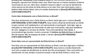 {{{}}Como falar com a Delta Airlines no Brasil?