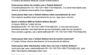 Br55-tuRkish-airlinesComo posso falar com alguém da Turkish Airlines?