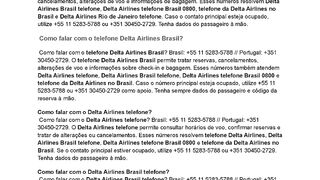 Como falar  com o telefone Delta Airlines?