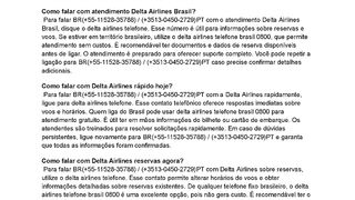 DeLTa TELEFONE}}55 Como falar com Delta Airlines Brasil agora?